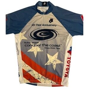 Champ-sys Cycling Jersey Conquer The Coast Anniversary Ride Corpus Christi XL